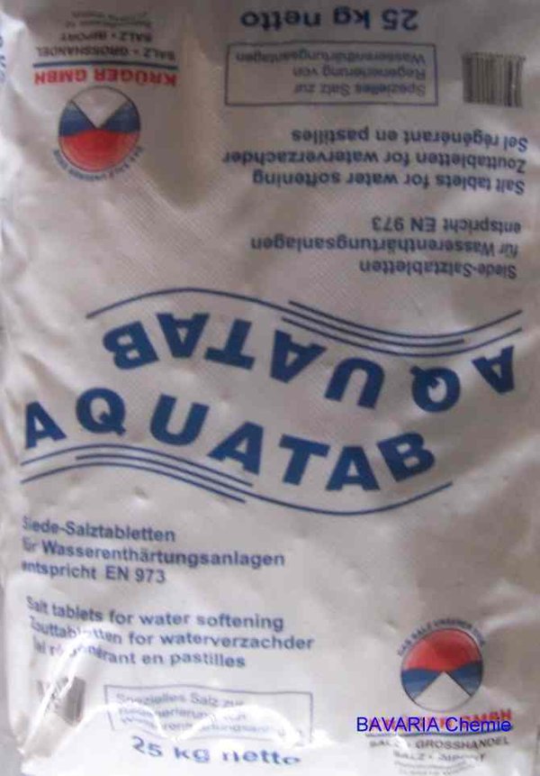 Salztabletten zur Wasserenthärtung /25kg